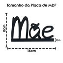 Ver mais imagens de Frase Palavra de Mesa em Mdf com Base de Madeira de Pino Mãe