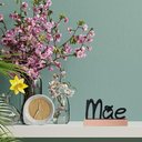 Ver imagem 2 de Frase Palavra de Mesa em Mdf com Base de Madeira de Pino Mãe