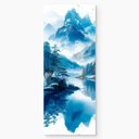 Ver imagem 5 de Adesivo de Porta - Alpes Aquarela