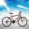 Bicicleta Aro 26 Freios V-Break Quadro Aço 21v Thunder Sport Vermelho - Mega Bike - 2