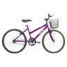 Bicicleta Aro 26 Freios V-Break Quadro Aço Rosy Free Violeta - Mega Bike - 1