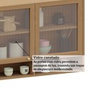 Ver imagem 7 de Cozinha Completa 7 Peças com Espaço para Micro-ondas, Ilha e Tampo 100 Mdf Lumina Luciane Móveis