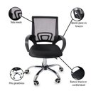 Ver imagem 4 de Cadeira de Escritório Begonia Tela Mesh Ergonômica Giratória Preto