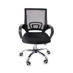Cadeira de Escritório Begonia Tela Mesh Ergonômica Giratória Preto - 6