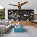 Ver imagem 3 de Ventilador de Teto Natuvent Callis No Light 3 Pás Madeira Imbuia 127v