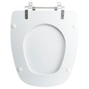 Ver imagem 5 de Assento Sanitário Tampa de Vaso Branco Mdf Laqueado Monte Carlo para Bacia Deca