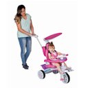 Ver imagem 2 de Triciclo Infantil Fit Trike Super Rosa Estofado Magic Toys