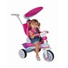 Triciclo Infantil Fit Trike Super Rosa Estofado Magic Toys - 1