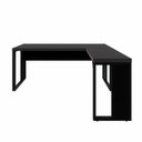 Ver imagem 5 de Mesa L Escritório Industrial 1,70m X 0,70m Pés Metal F5 Cor:preto