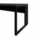 Ver imagem 7 de Mesa L Escritório Industrial 1,70m X 0,70m Pés Metal F5 Cor:preto