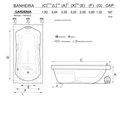 Ver imagem 2 de Banheira Gardenia Completa com Hidro em Acrílico - 127v