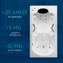 Ver imagem 5 de Banheira Gardenia Completa com Hidro em Acrílico - 127v