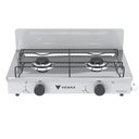 Ver imagem 1 de FOGAO DE MESA 2 BOCAS VENAX FLAMALAR VETRO BRANCO GAS GLP
