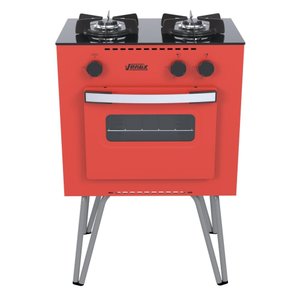 FOGÃO 2 BOCAS VENAX MINI COOK VERMELHO GAS GLP