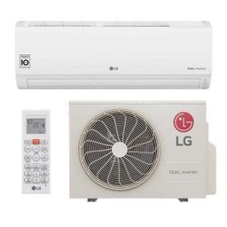 Ar-Condicionado Split Hi Wall LG Dual Inverter Voice 9.000 BTUs Quente e Frio - S4-W09Wa51A - 220V - 1