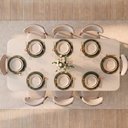 Ver imagem 2 de Conjunto de Jantar com Mesa Tali 210cm e 8 Cadeiras Ema CabeCasa MadeiraOriginals Bege Off White