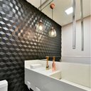 Ver imagem 1 de Torneira de Teto em Inox Preto 1,70m Luxo para Lavabo Banheiro 100% Inox