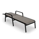 Ver imagem 6 de Kit 3 Espreguiçadeira Piscina Alumínio Preto Tela Fendi