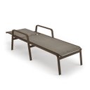 Ver imagem 6 de Kit 3 Espreguiçadeira Piscina Alumínio Marrom Tela Mocca