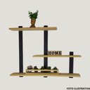 Ver imagem 2 de Prateleira Tripla Organizador Madeira Maciça Pinus