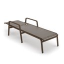 Ver imagem 6 de Kit 2 Espreguiçadeira Piscina Alumínio Marrom Tela Fendi