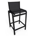 Ver imagem 1 de Banqueta Alta Bancada Alumínio Preto Tela Preto