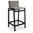 Ver imagem 1 de Banqueta Alta Bancada Alumínio Preto Tela Mocca