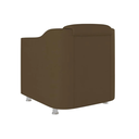 Ver imagem 5 de Kit 6 Poltronas Bia Decorativa Reforçada Recepção Clinica Salão Sala de Estar Suede:marrom