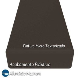 Kit 2 Espreguiçadeira Piscina Alumínio Marrom Tela Bege - 4