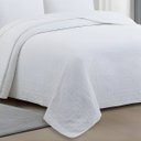 Ver imagem 4 de Colcha Matelassê - King Size - Pliê - Branco - C/ Porta Travesseiro - Camesa
