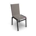 Ver imagem 3 de Kit 4 Cadeira Jantar Gourmet Alumínio Preto Tela Fendi