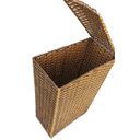 Ver imagem 2 de Cesto de Roupa De Ferro com Fibra Sintética 50 Litros Palha Indiana 21x40x67
