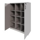 Ver imagem 7 de Armário Alto Escritório 120cm 2 Portas 9 Prateleiras F5