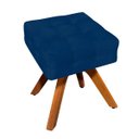 Ver imagem 3 de Puff Giratório Elisa Suede - Azul Marinho