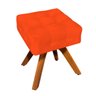 Puff Giratório Elisa Suede - Laranja - 3