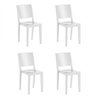 Conjunto 4 Cadeiras de Plástico Polipropileno Empilhável Hydra Plus - 1