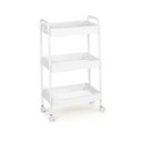 Ver imagem 1 de Carrinho Multiuso Organizador 3 Prateleiras - Branco