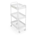Ver imagem 3 de Carrinho Multiuso Organizador 3 Prateleiras - Branco