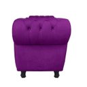 Ver imagem 3 de Sofá Retrô com Baú Grécia Namoradeira Calçadeira Suede - D'rossi - Roxo