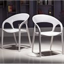 Ver imagem 2 de Conjunto 4 Cadeiras de Plástico Polipropileno Empilhável Glass Plus