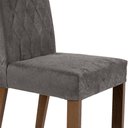 Ver mais imagens de Kit 2 Cadeiras de Jantar 4256 Rustic/silver Madesa