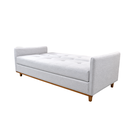 Ver imagem 4 de Sofa Iris 2.10 Bau e Cama Nobly Veludo Bege