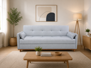 Ver imagem 1 de Sofa Iris 2.10 Bau e Cama Nobly Veludo Bege