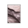 Quadro Decorativo 40x60cm Vidro Natureza Folhas Abstratas Rose Gold Flnt086 - 1