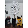 Arvore Artificial Cerejeira Branca Tronco Natural - 4