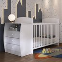 Ver imagem 2 de Berço Cômoda Cajuzinho para Colchão 60x130cm Multimóveis Bb0516 Branco