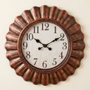 Ver imagem 2 de Relógio Parede Analógico Decorativo com Moldura Rústico 50cm