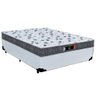 Cama Box Casal + Colchão Ortopédico Resistente Pró D28 Prime Colchões 60x138x188 Branco - 1