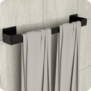 Ver imagem 5 de Kit Acessórios Para Banheiro Com Adesivo 7 Peças Preto ELG