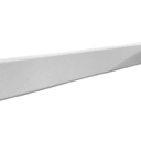 Ver imagem 2 de Moldura Roda Meio Ripado Eva Adesivo Saturno 3,5cmx5mm 15mts - Branco